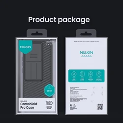 Xiaomi 14T 5G - Nillkin csúsztatható kameravédős fekete hátlap tok-8