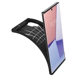 Telefontok Samsung Galaxy Note 10+ (Note 10 Plus) - Spigen Liquid Air fekete TPU hátlaptok-1