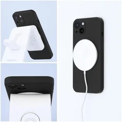 Telefontok iPhone 13 Pro Max -  MagSafe kompatibilis fekete szilikon tok-6