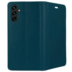 Telefontok Samsung Galaxy A26 5G - Smart Magnetic zöld szilikon keretes mágneses könyvtok-2