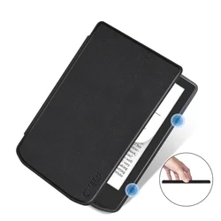 POCKETBOOK VERSE / PRO - E-könyv/E-book olvasó smartcase tok, Fekete-4