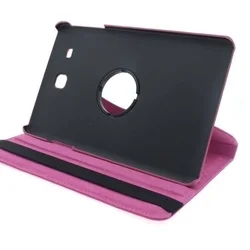 Tablettok Samsung Galaxy Tab E 9.6 T560 - hot pink fordítható műbőr tablet tok-2