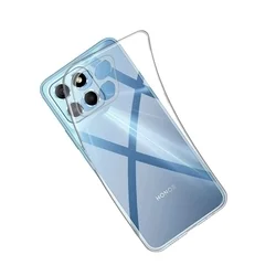 Honor X8c telefontok - 2mm-es átlátszó szilikon hátlap tok-1
