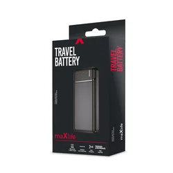 MaXlife MXPB-01 - fekete powerbank 2USB, 20000mAh, 2A ﻿-8