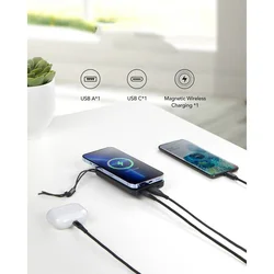 Veger W1151 powerbank - MagSafe kompatibilis powerbank 10000mAh, 22,5W-1