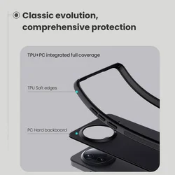 Telefontok Xiaomi Poco F7 Pro 5G - Nillkin Super Frosted - fekete hátlap tok beépített mágnessel (MagSafe tartóval kompatibilis)-4