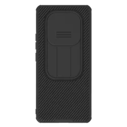 Telefontok Xiaomi Redmi Note 14 Pro 5G - Nillkin csúsztatható kameravédős fekete hátlap tok-2