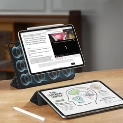 Tablettok iPad 2022 10.9 (iPad 10) - TECH-PROTECT MAGNETIC fekete smart case ceruza tartóval, mágneses rögzítéssel-7