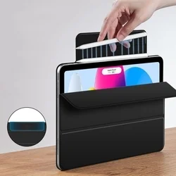 Tablettok iPad 2025 11 coll (iPad 11) - TECH-PROTECT MAGNETIC fekete smart case ceruza tartóval, mágneses rögzítéssel-5