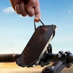 Joyroom ZS382 - univerzális bicikli kormányra szerelhető, 360°-ban forgatható, fekete telefon tartó, 4-7 coll-4