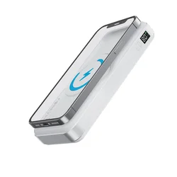 Forever MATB-300 powerbank - 3in1 fehér MagSafe / Wireless kompatibilis powerbank 10000mAh-1