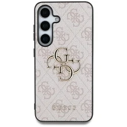 Samsung Galaxy A56 5G telefontok - Guess Guess Metal Logo - Pink hátlap tok-1