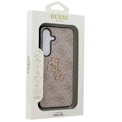 Samsung Galaxy A56 5G telefontok - Guess Guess Metal Logo - Pink hátlap tok-4