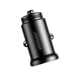 Joyroom CCN06 - szivartöltő fej, 2 Type-C (USB-C), 30W, fekete-2