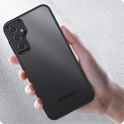 Motorola Edge 60 Fusion 5G telefontok - Tech-Protect Magmat - matt fekete műanyag hátlap tok, szilikon kerettel-3