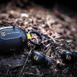 Tactical StrikePods Bug Headset - fekete vezeték nélküli stereo headset, töltőtokkal-4