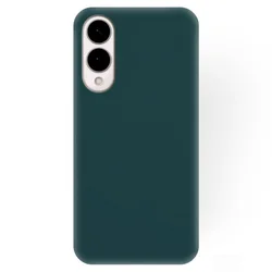 Samsung Galaxy S25 Edge telefontok - zöld szilikon hátlap tok-1
