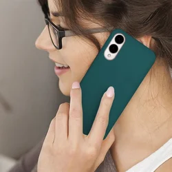 Samsung Galaxy S25 Edge telefontok - zöld szilikon hátlap tok-3