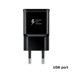 Samsung EP-TA200EBE 2A fekete gyári hálózati töltőfej + EP-DG970BBE USB / Type-C (USB-C) fekete kábel, 1,5 m-1