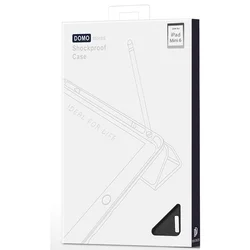 iPad mini 6 2021 tablettok - DUX DUCIS DOMO fekete ütésálló tok, ceruza tartóval ﻿-5