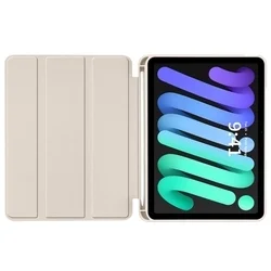 iPad mini 6 2021 tablettok - arany smart case, ceruza tartóval ﻿-4