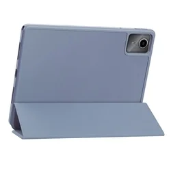 Lenovo Tab M11 (TB-330, 11,0 coll) tablettok - szürkéskék smart case tablet tok, ceruza tartóval-4