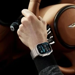 Tech- Protect Linkband - Apple Watch 4 / 5 / 6 / 7 / 8/ 9 / Ultra / SE (42 / 44 / 45 / 49 mm) - fém szíj, titanium-2