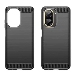 Xiaomi Redmi A5 telefontok - Carbon Fiber fekete szilikon hátlap tok-1
