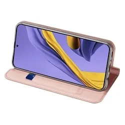 iPhone 14 Plus telefontok - Dux Ducis rose gold flipcover tok-3