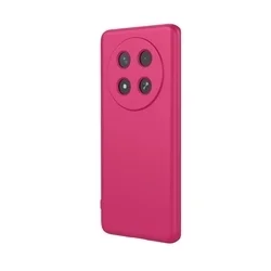 Honor Magic7 Lite telefontok - hot pink szilikon hátlap tok-1