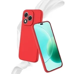 Honor 400 Lite 5G - PASTEL - piros szilikon hátlap tok-2