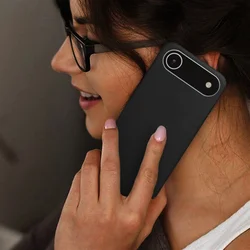 iPhone 17 Air telefontok - fekete szilikon hátlap tok ﻿-5
