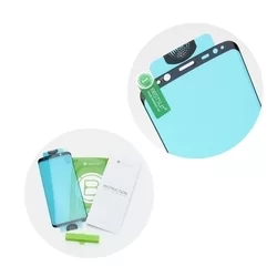 Samsung Galaxy Note 10+ (Note 10 Plus) üvegfólia- 5D Fekete (az íves részre is ráhajlik) üvegfólia-1