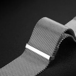 Xiaomi Watch S4 / Watch S4 Sport okosóra szíj - Dux Ducis Milanese - mágneses ezüst fémszíj (22 mm)-2