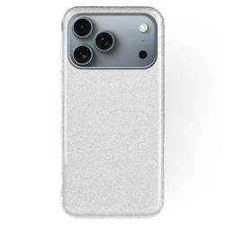 iPhone 17 Pro telefontok - Ezüst Shiny hátlap tok-1
