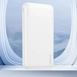 Dudao K18 - USB / Type-C (USB-C) / MicroUSB fehér powerbank, 10000 mAh-2