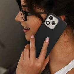 Telefontok Honor 400 5G - fekete szilikon hátlap tok-3