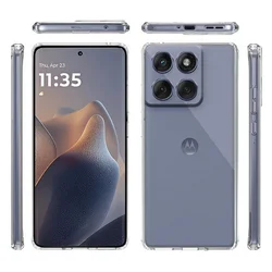 Telefontok Motorola Edge 60 5G - 2mm-es átlátszó szilikon hátlap tok-2