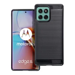 Motorola Edge 60 5G telefontok - Carbon fekete szilikon hátlap tok-2