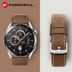 Xiaomi Watch 2 Pro okosóra szíj - barna eco bőr szíj (22 mm)-2