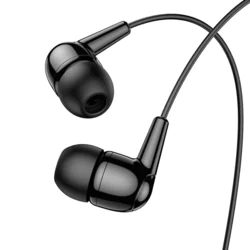 HOCO M97 headset - fekete, vezetékes stereo headset, audio csatlakozóval-1