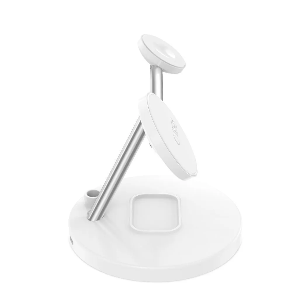 Tech- Protect QI15W-A35 - 3in1 fehér vezeték nélküli (Wireless) töltőpad - iPhone, AirPods és Apple Watch-2