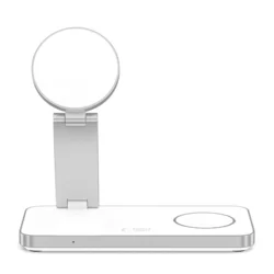 Tech- Protect QI15W-A47 - 3in1 fehér vezeték nélküli (Wireless) töltőpad - iPhone, AirPods és Apple Watch ﻿-3