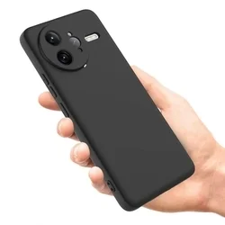 Xiaomi Poco F7 Ultra 5G telefontok - fekete szilikon hátlap tok-3