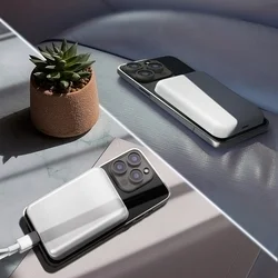 Wozinsky WRW349YWS - fehér MagSafe kompatibilis powerbank 10000mAh, 20W-4