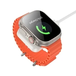 HOCO CQ16C okosóra töltő - Apple Watch okosóra töltőfej, fehér-2