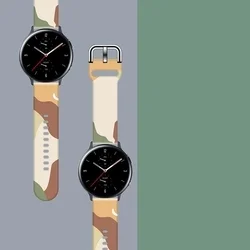 Okosóra szilikon szíj - Samsung Galaxy Watch8 / Watch8 Classic - Strap Moro color 16 színes szilikon szíj (szíj szélesség: 20 mm)-1