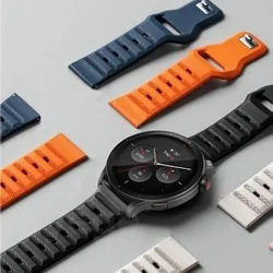 Okosóra szilikon szíj - Samsung Galaxy Watch8 / Watch8 Classic - Tech- Protect IconBand Line - kék szilikon szíj (szíj szélesség: 20 mm)-1