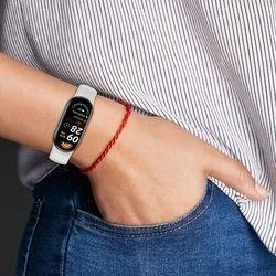 Xiaomi Smart Band 8 / 9 / 10 / NFC okosóra szíj - Tech- Protect Iconband Pure - pink szilikon szíj-2
