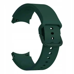 Okosóra szilikon szíj - Samsung Galaxy Watch8 / Watch8 Classic - zöld szilikon szíj-1